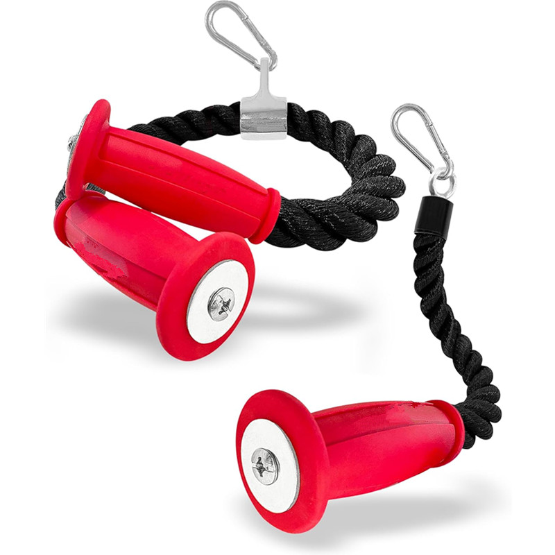 Sports Equipment Suppliers - Corde ergonomiche per tricipiti Attacco per