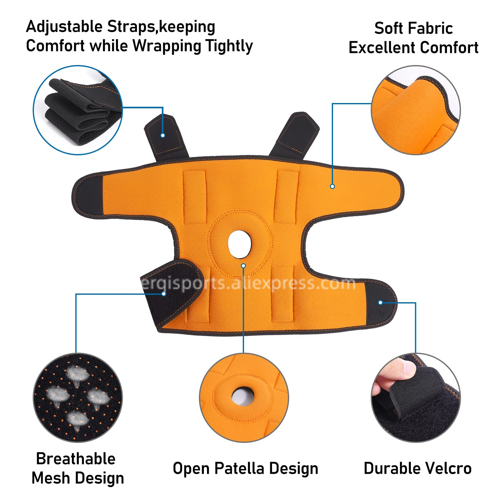 1 Pezzo Ginocchiera di Support - Volleyball Knee Pad recensione e prezzo