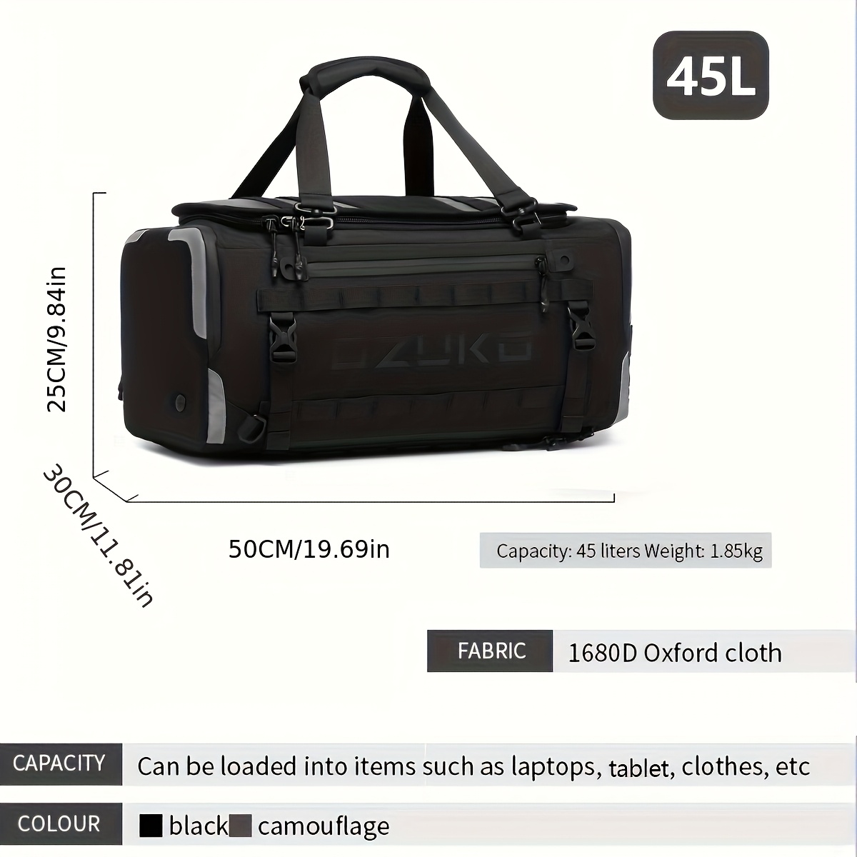 Borsa Oxford da uomo da 1 pezz - Sports Equipment Air China recensione e prezzo