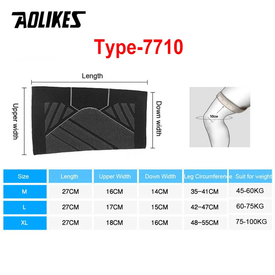 AOLIKES 1PCS Ginocchiera a com - Volleyball Knee Pad recensione e prezzo